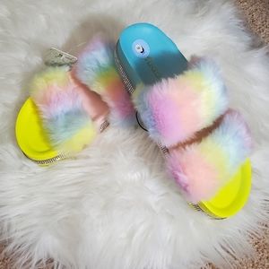 Rainbow and diamond slides